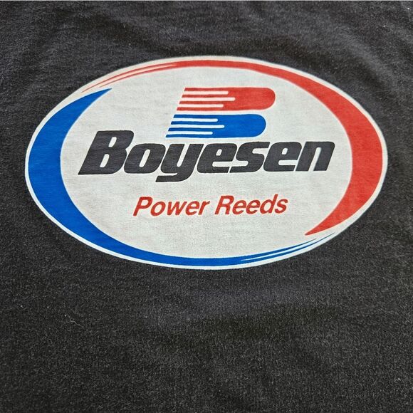 Vintage Boyesen Power Reeds Promotional Gearhead Mechanic Graphic Tee T-Shirt XL - Picture 9 of 10